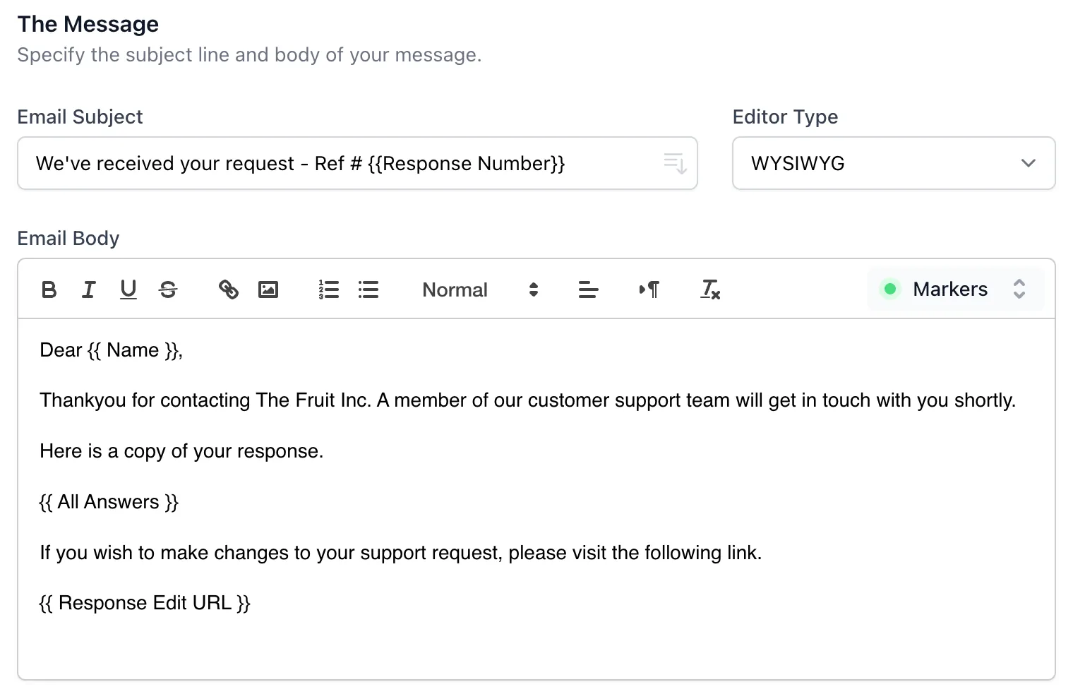 Email Template