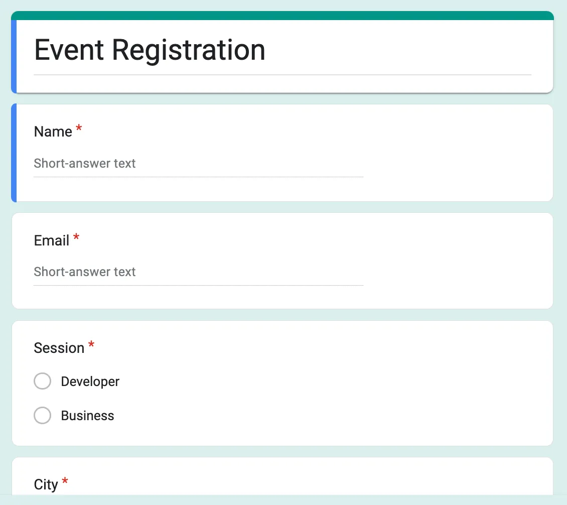 Google Form