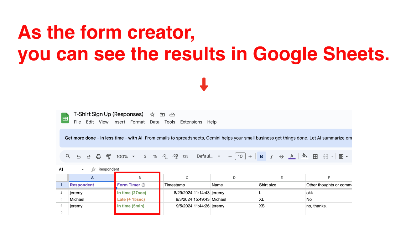 google forms