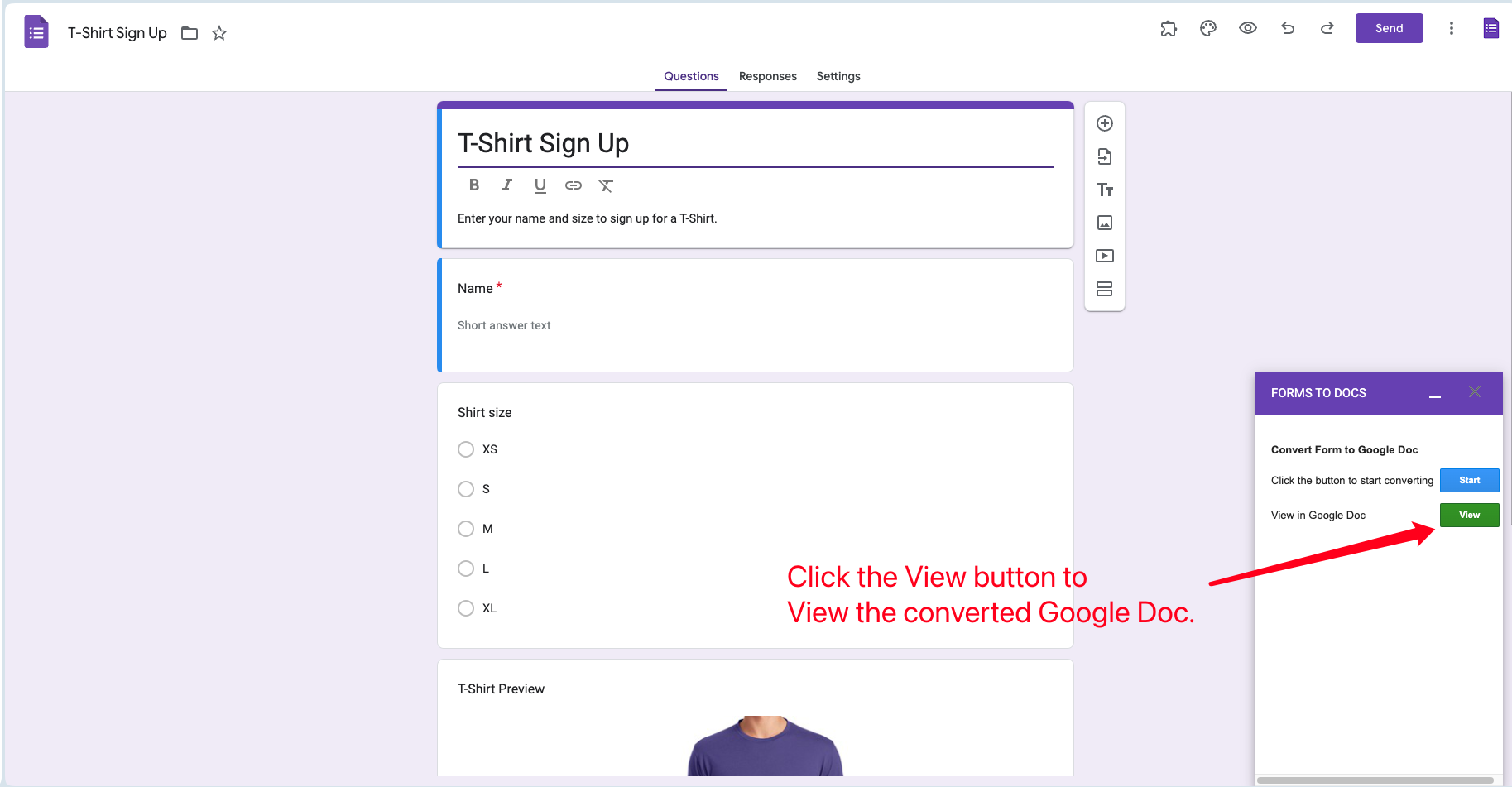 google forms