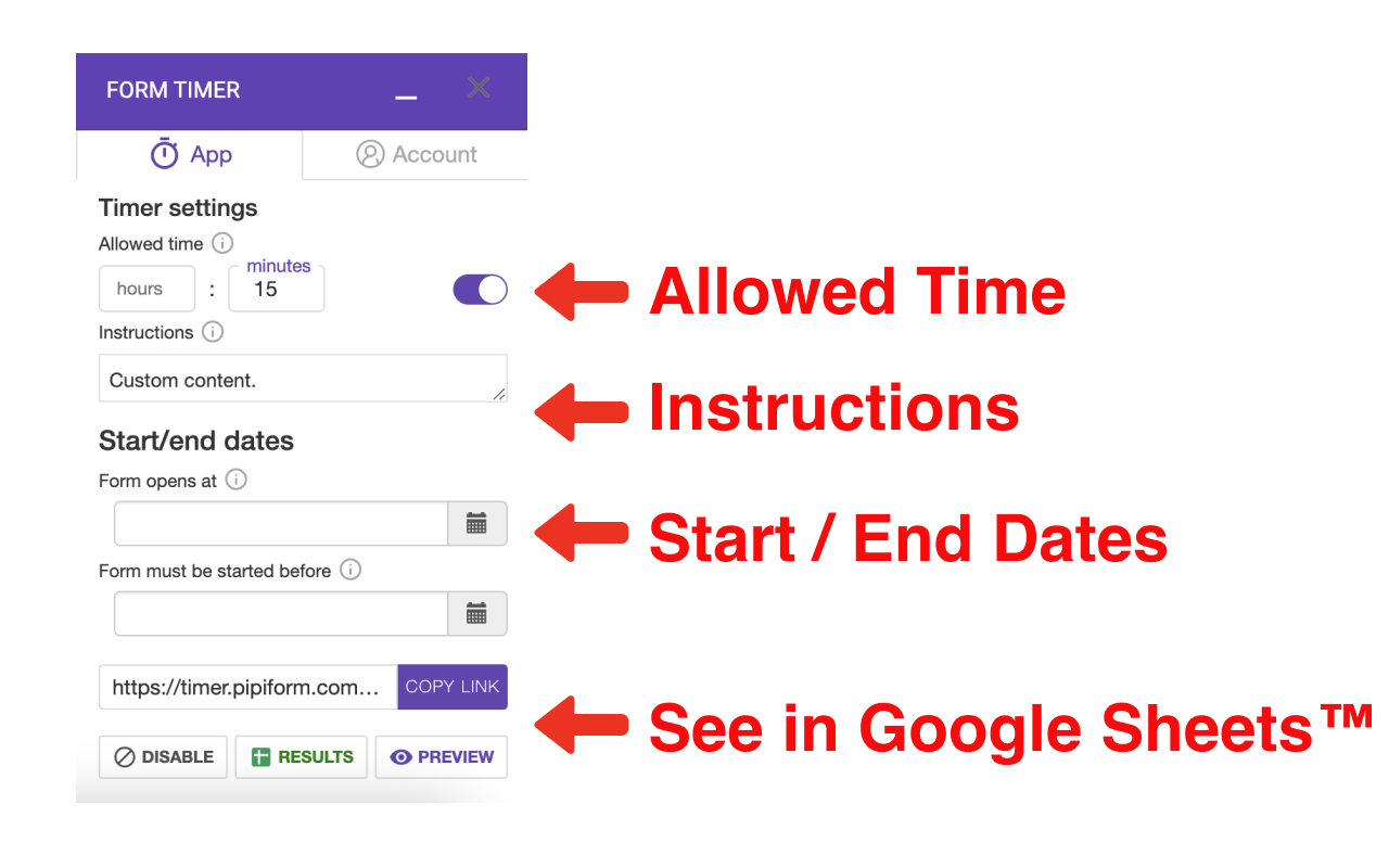 google forms